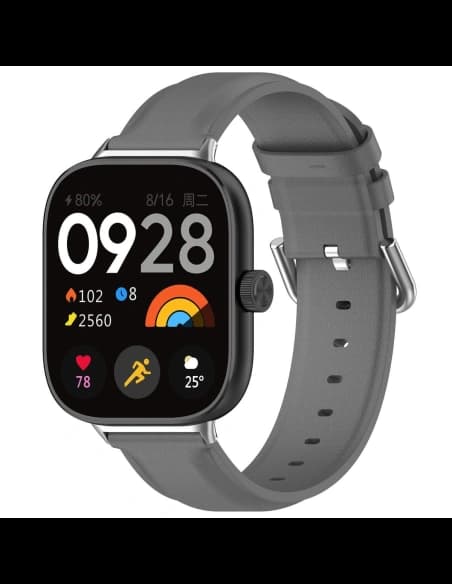 Bizon Strap Watch Casual Redmi Watch 4 / Xiaomi Smart Band 9 Pro / 8 Pro grey