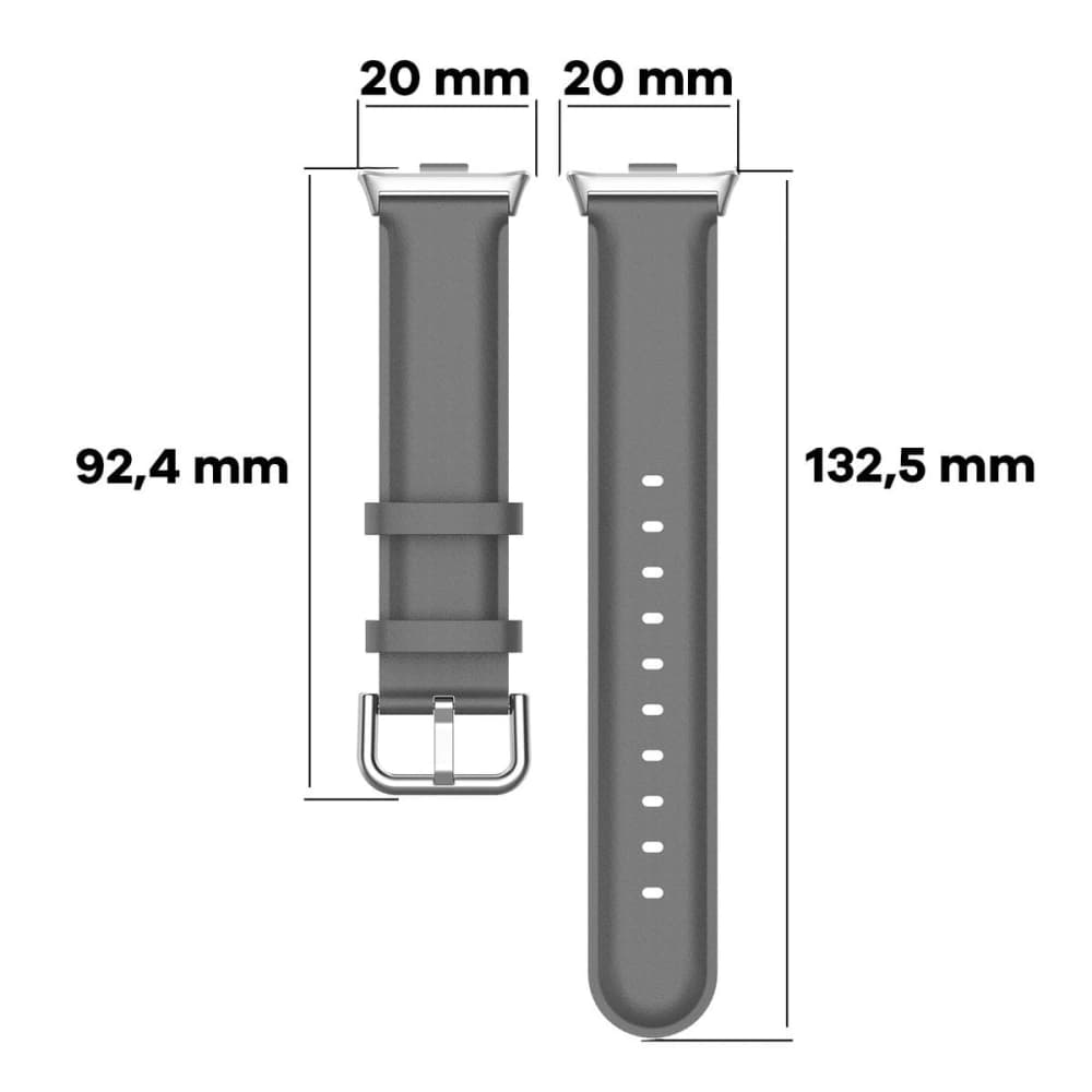 Bizon Strap Watch Casual Redmi Watch 4 / Xiaomi Smart Band 9 Pro / 8 Pro grey - 2