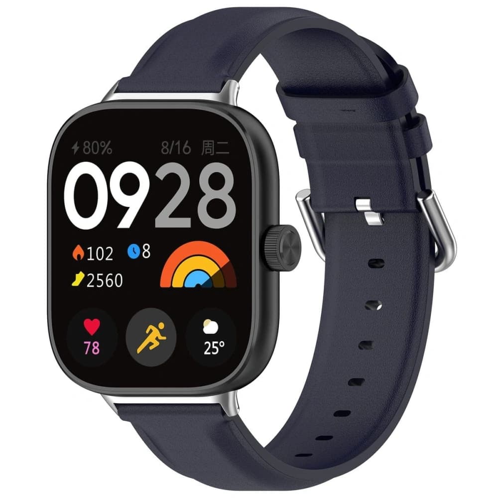 Bizon Strap Watch Casual Redmi Watch 4 / Xiaomi Smart Band 9 Pro / 8 Pro albastru marin - 1