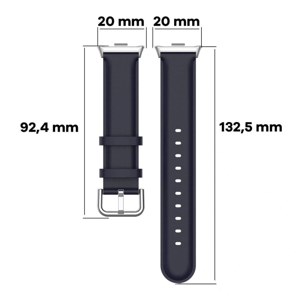Bizon Strap Watch Casual Redmi Watch 4 / Xiaomi Smart Band 9 Pro / 8 Pro albastru marin - 2