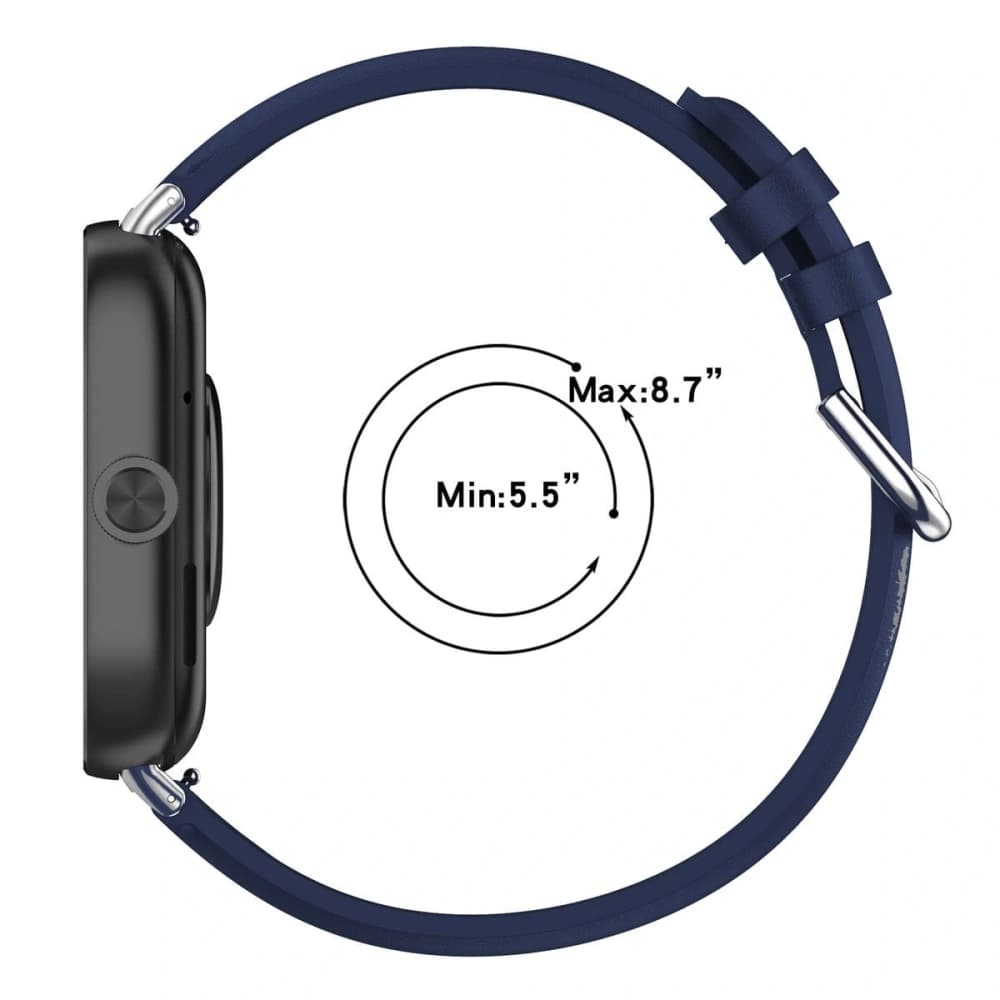 Bizon Strap Watch Casual Redmi Watch 4 / Xiaomi Smart Band 9 Pro / 8 Pro albastru marin - 4