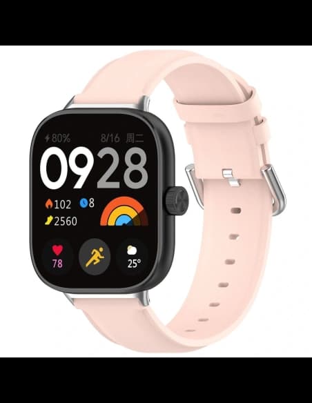 Bizon Strap Watch Casual Redmi Watch 4 / Xiaomi Smart Band 9 Pro / 8 Pro light rose