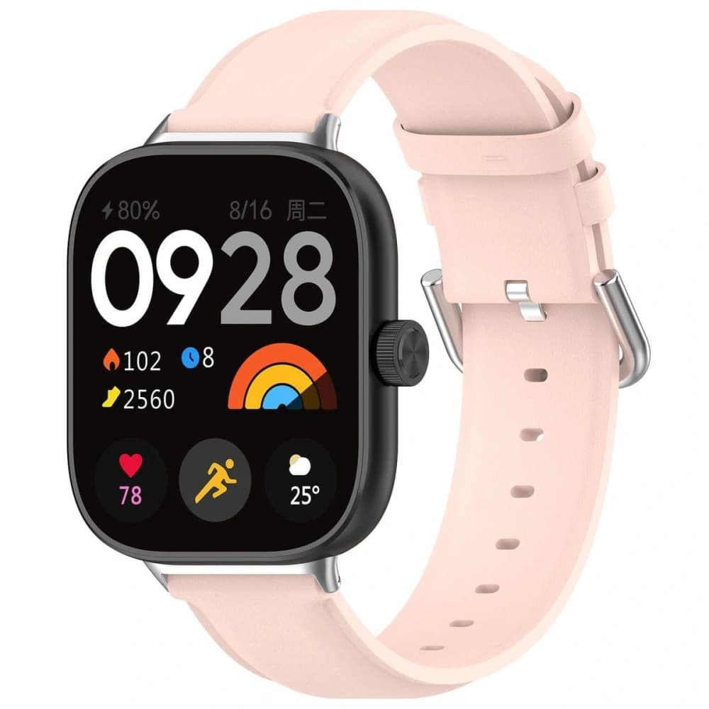 Bizon Strap Watch Casual Redmi Watch 4 / Xiaomi Smart Band 9 Pro / 8 Pro roz deschis - 1