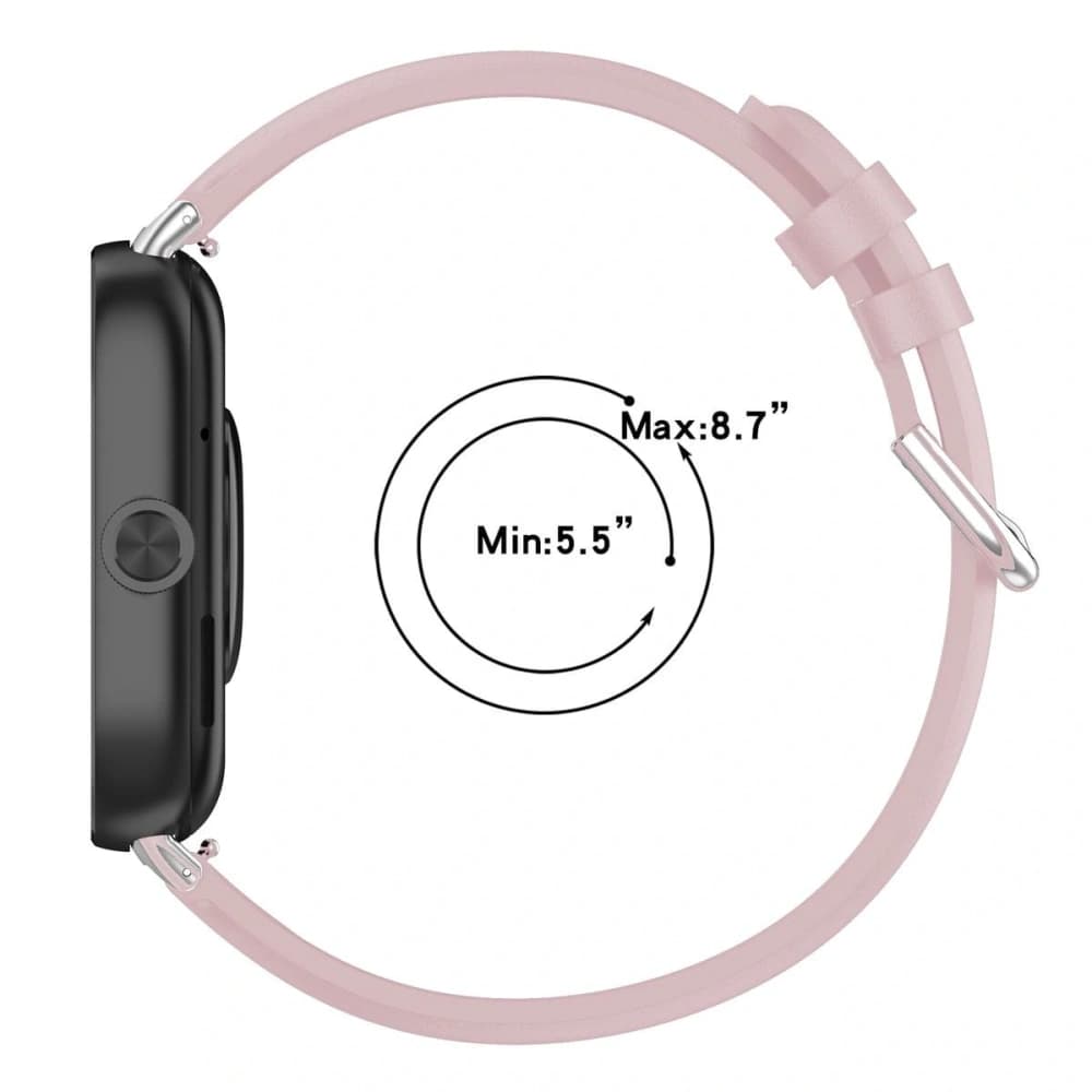 Bizon Strap Watch Casual Redmi Watch 4 / Xiaomi Smart Band 9 Pro / 8 Pro roz deschis - 4