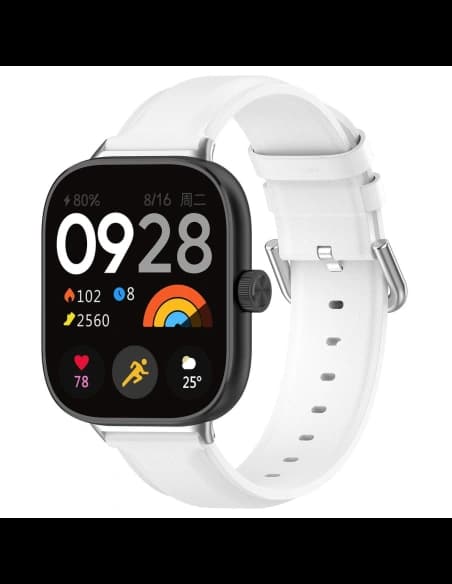 Bizon Strap Watch Casual Redmi Watch 4 / Xiaomi Smart Band 9 Pro / 8 Pro white
