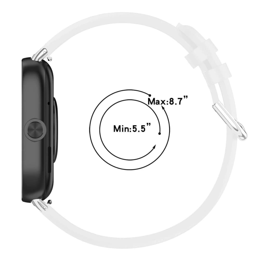Bizon Strap Watch Casual Redmi Watch 4 / Xiaomi Smart Band 9 Pro / 8 Pro white - 4