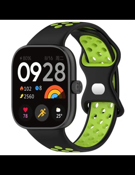 Bizon Strap Watch Octo Redmi Watch 4 / Xiaomi Smart Band 9 Pro / 8 Pro black-green