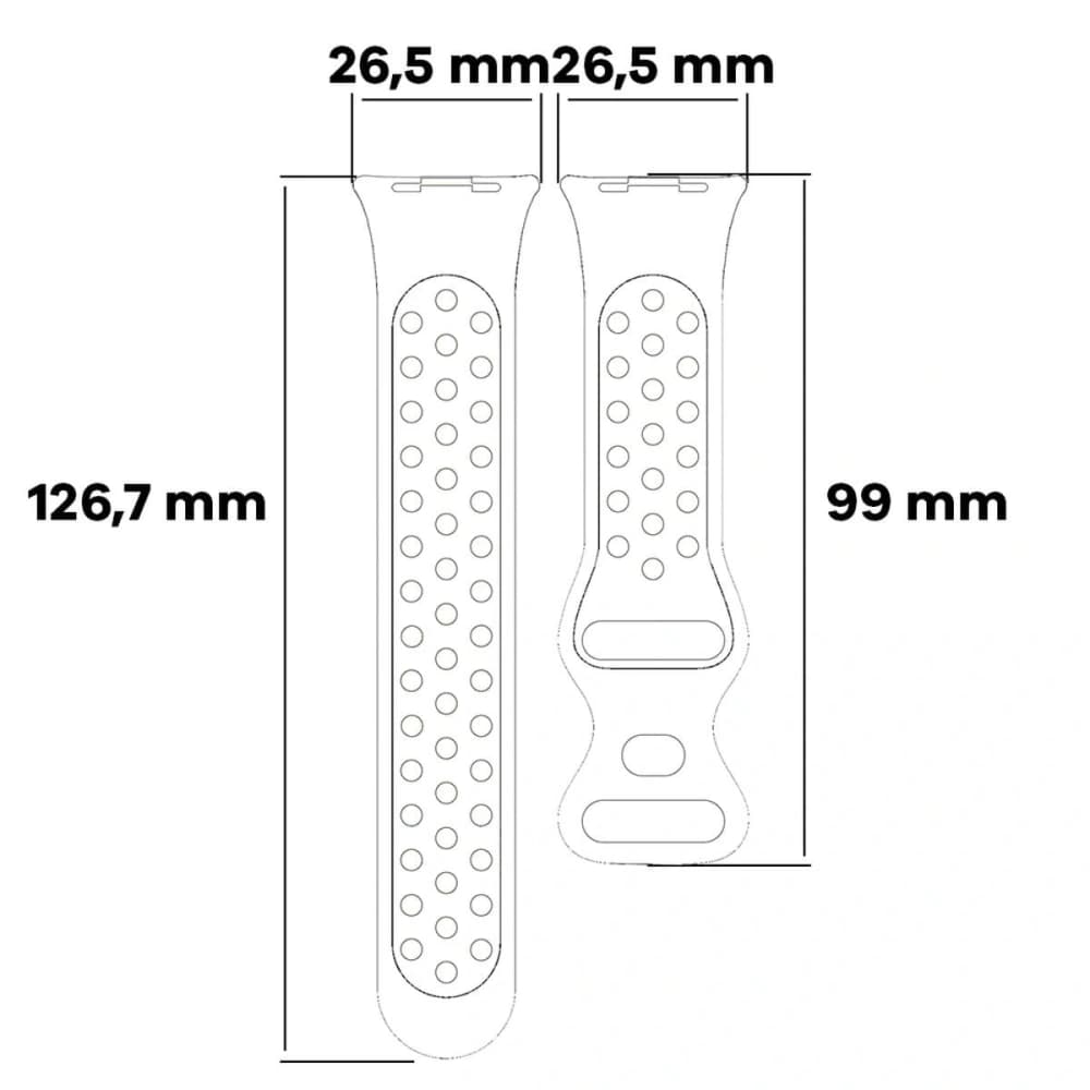 Pasek Bizon Strap Watch Octo do Redmi Watch 4 / Xiaomi Smart Band 9 Pro / 8 Pro černozelený - 2