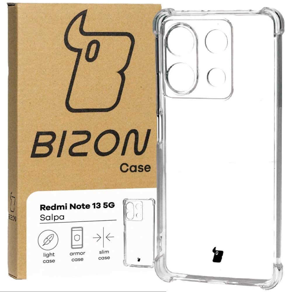 Bizon Case Salpa Xiaomi Redmi Note 13 5G átlátszó - 1