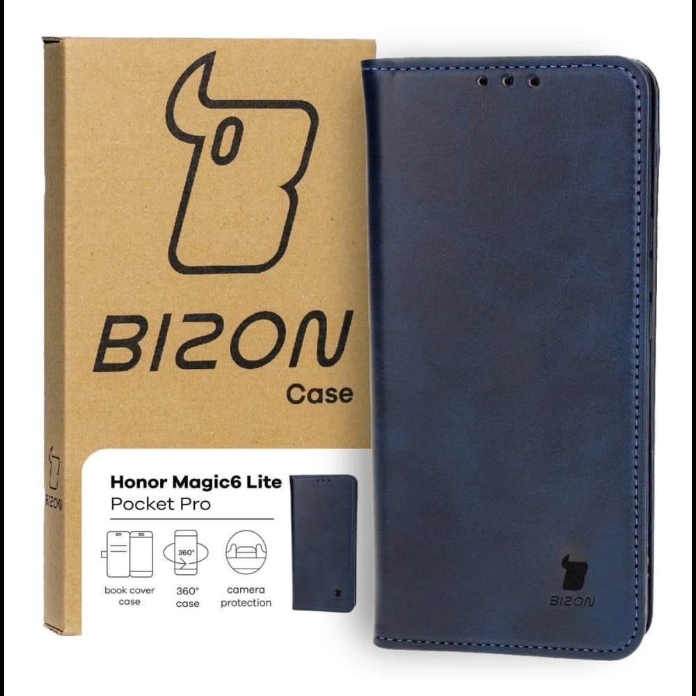 Bizon Case Pocket Pro Honor Magic6 Lite albastru marin - 1
