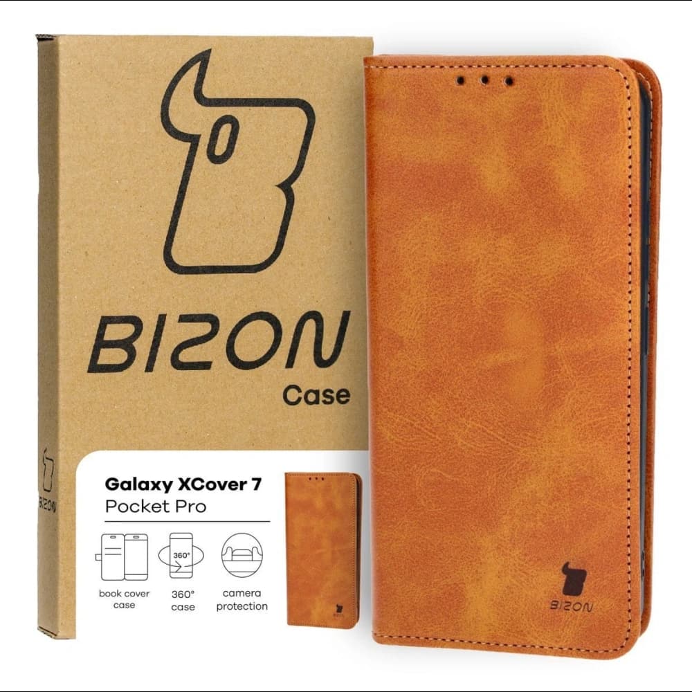 Bizon Case Pocket Pro Samsung Galaxy Xcover7 brown - 1