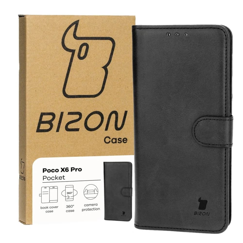 Bizon Case Pocket Xiaomi Poco X6 Pro black - 1