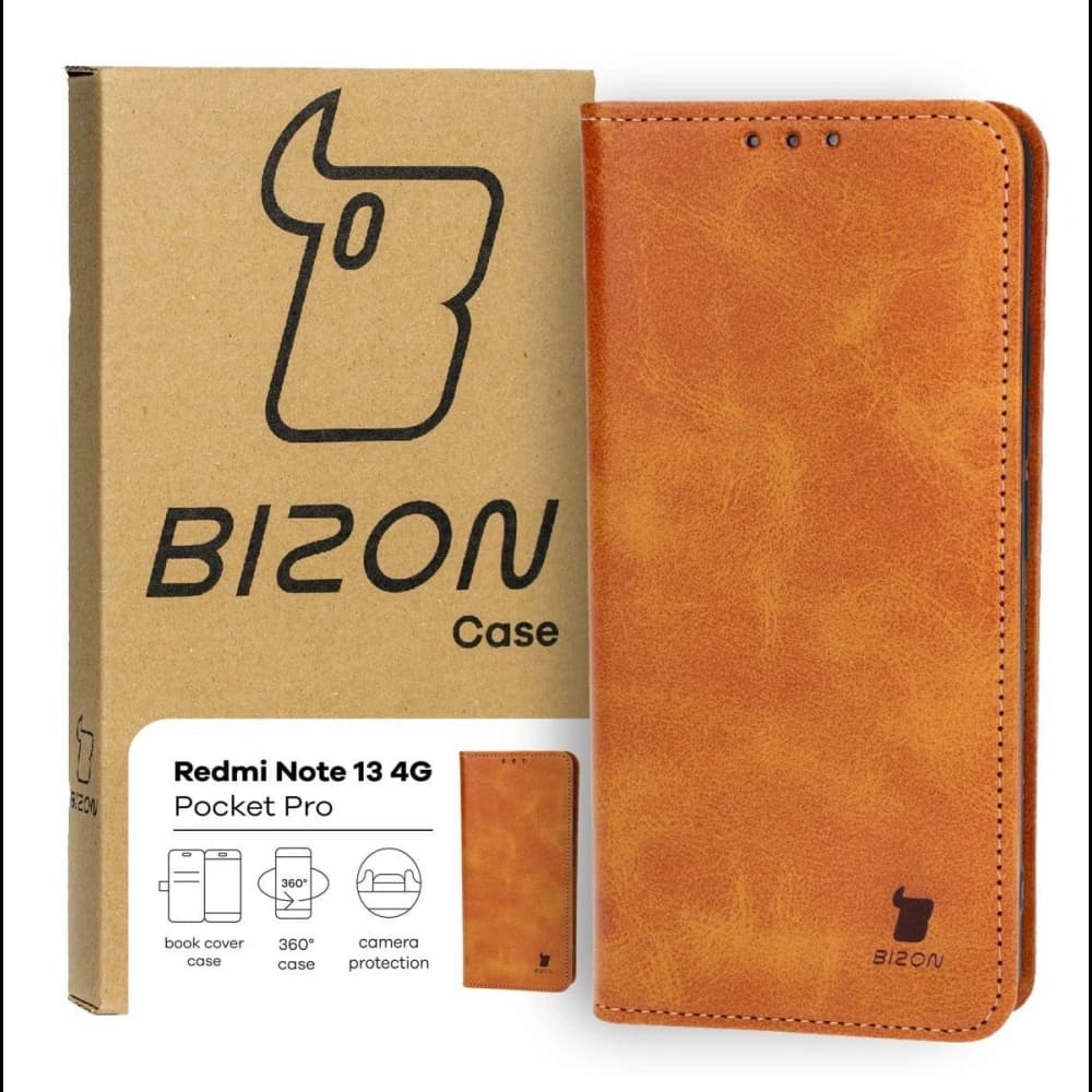 Bizon Case Pocket Pro Xiaomi Redmi Note 13 4G barna - 1