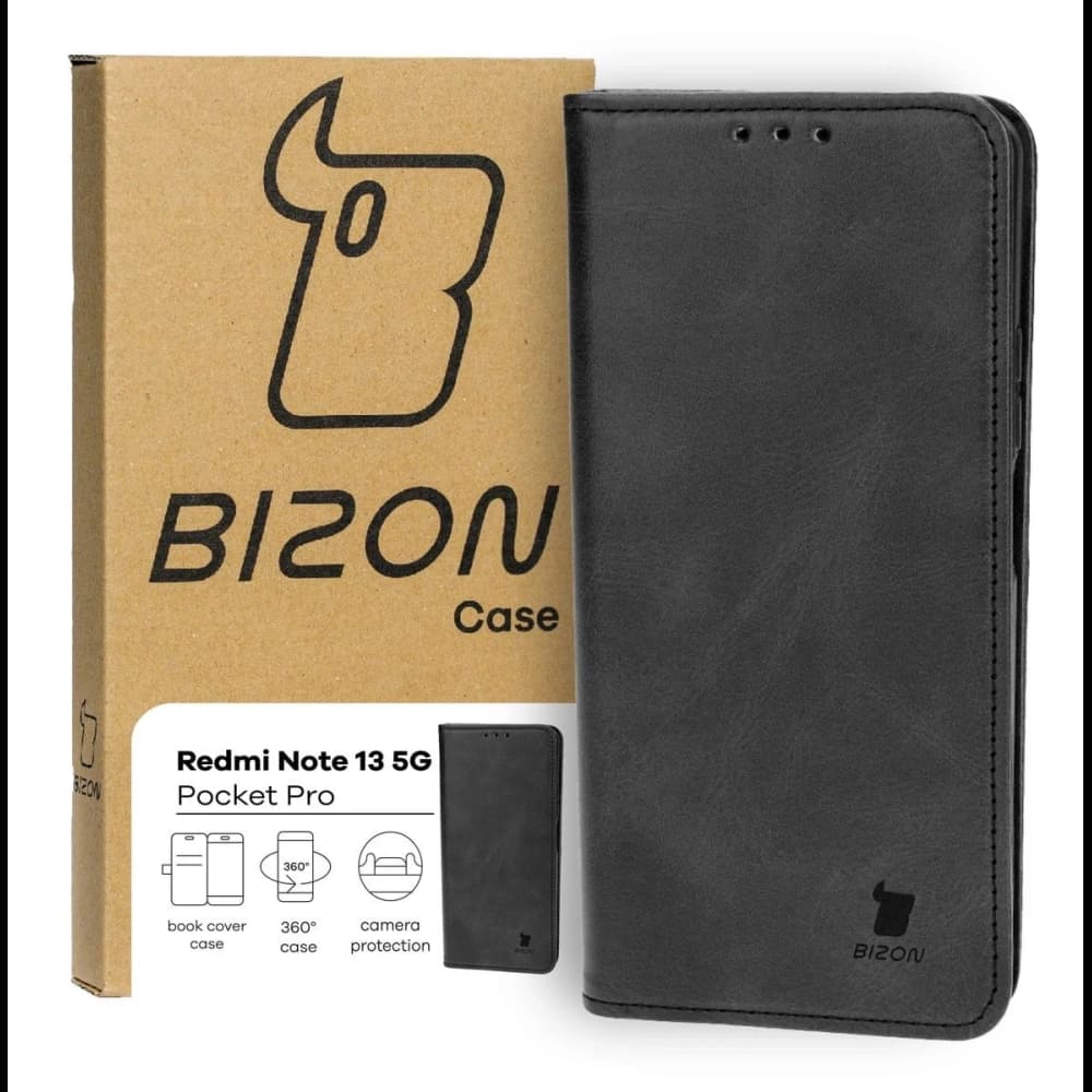 Bizon Case Pocket Pro Xiaomi Redmi Note 13 5G fekete - 1