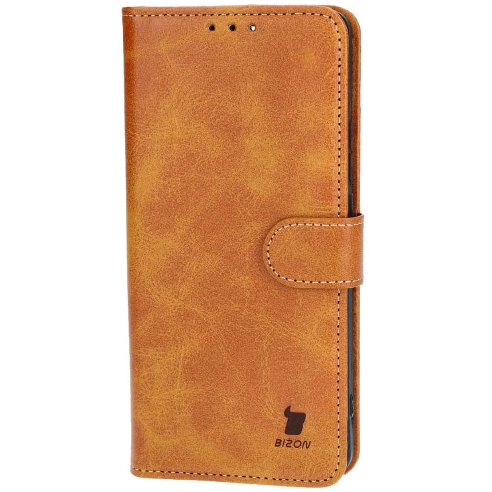 Etui s klopou Bizon Case Pocket do Xiaomi Poco M6 Pro 4G / Xiaomi Redmi Note 13 Pro 4G hnědé - 3