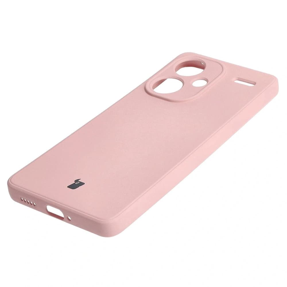 Etui Bizon Case Silicone Sq do Xiaomi Redmi Note 13 Pro+ 5G světle růžové - 3