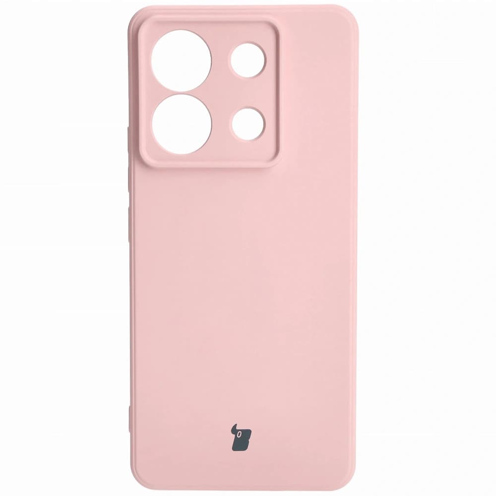 Bizon Case Silicone Sq Xiaomi Poco X6 / Xiaomi Redmi Note 13 Pro 5G roz deschis - 2
