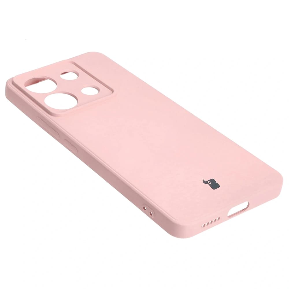 Bizon Case Silicone Sq Xiaomi Poco X6 / Xiaomi Redmi Note 13 Pro 5G roz deschis - 4