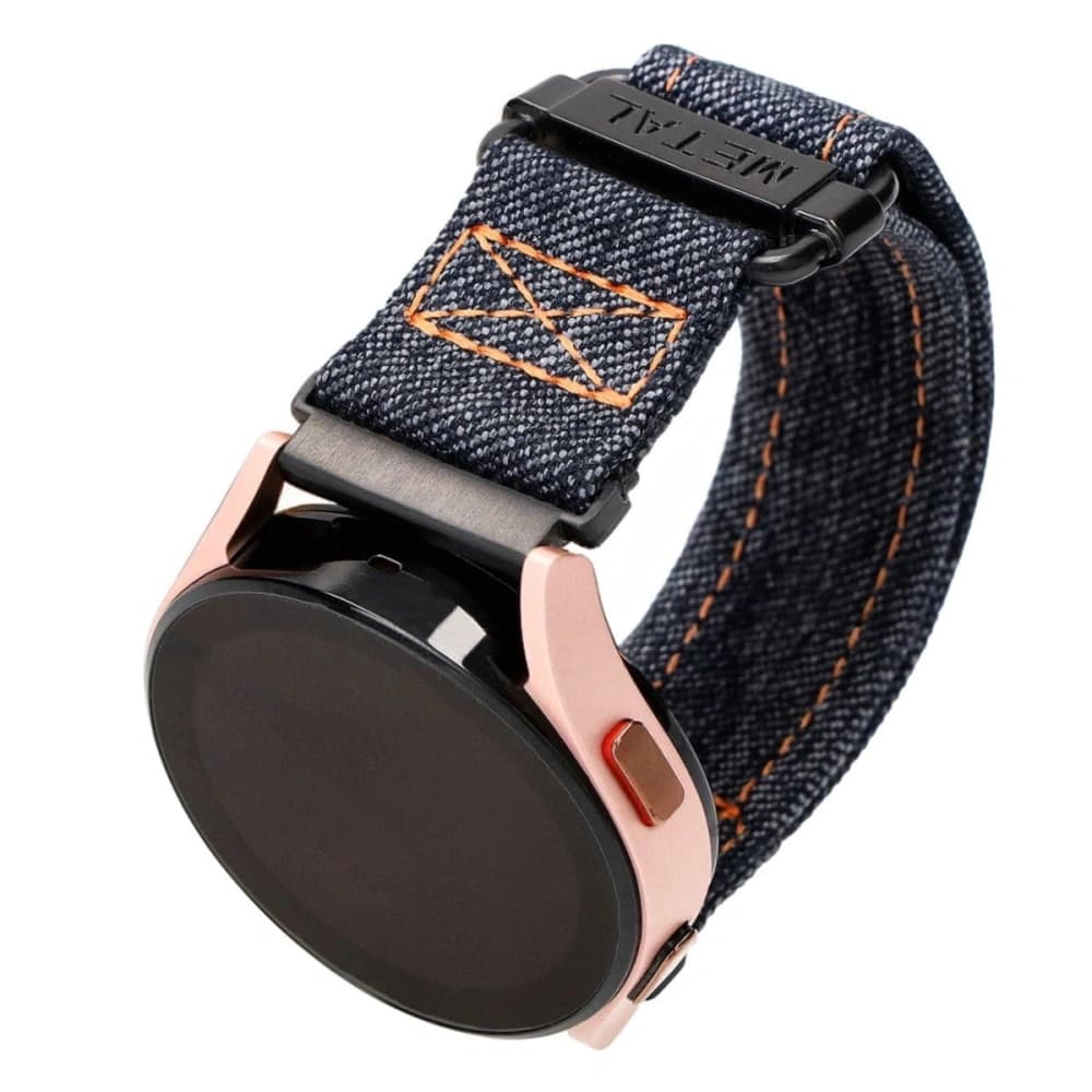 Bizon Strap Watch Urban Samsung Galaxy Watch 20 mm dark blue denim - 4