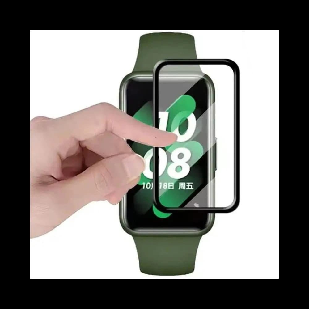 Sklo hybridní Bizon Glass Watch Edge Hybrid pro Samsung Galaxy Fit 3 černé - 3