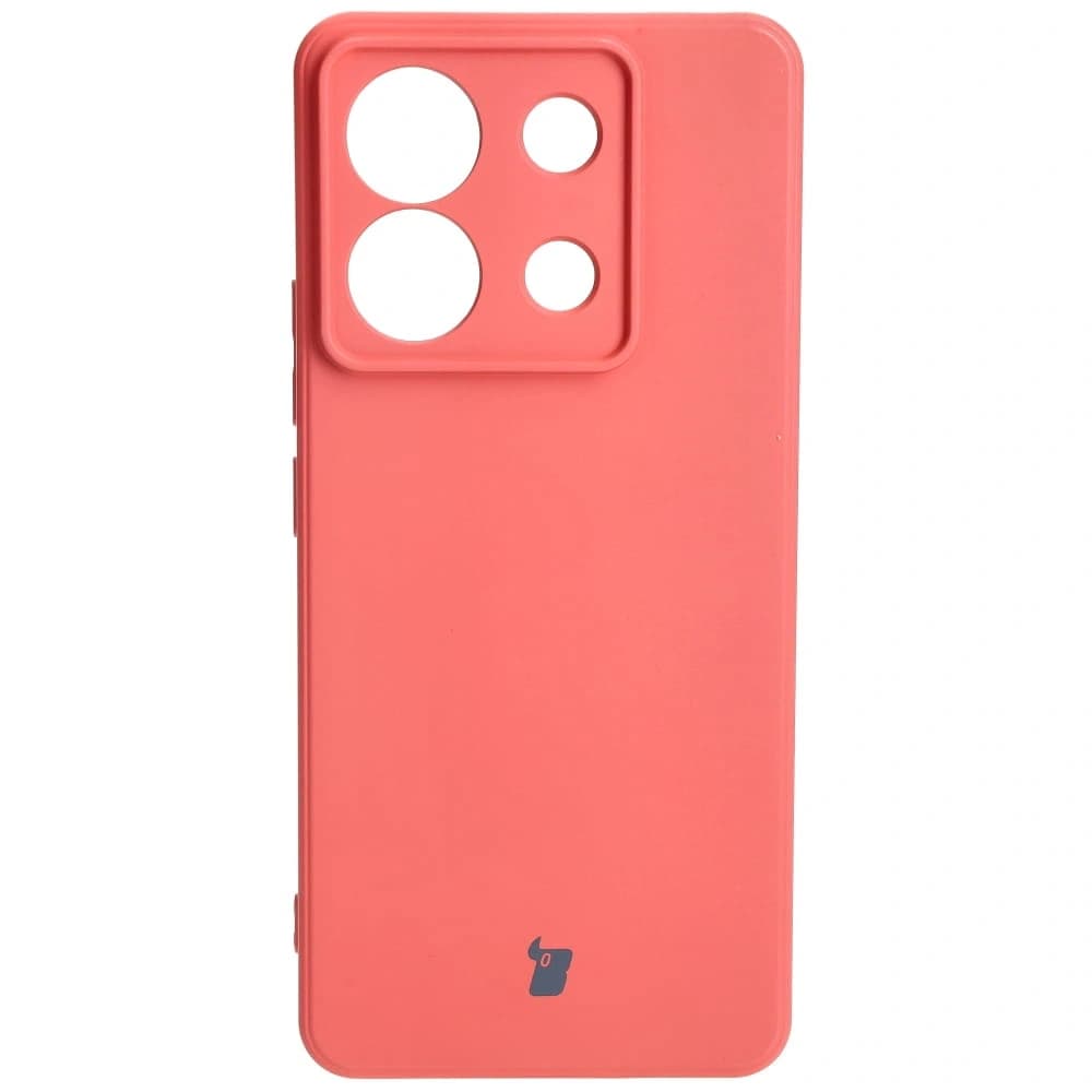 Etui Bizon Case Silicone Sq do Xiaomi Poco X6 / Xiaomi Redmi Note 13 Pro 5G špinavě růžová - 2