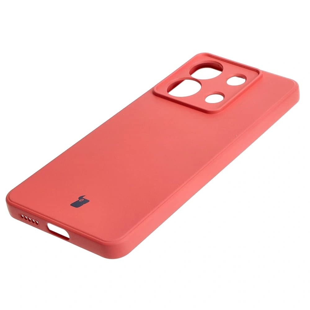 Etui Bizon Case Silicone Sq do Xiaomi Poco X6 / Xiaomi Redmi Note 13 Pro 5G špinavě růžová - 3