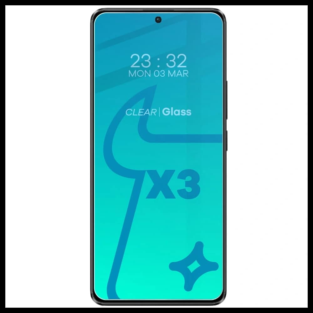 BIZON Clear 3x sticlă de ecran + sticlă pentru cameră Xiaomi Poco X6 / Redmi Note 13 Pro 5G - 3