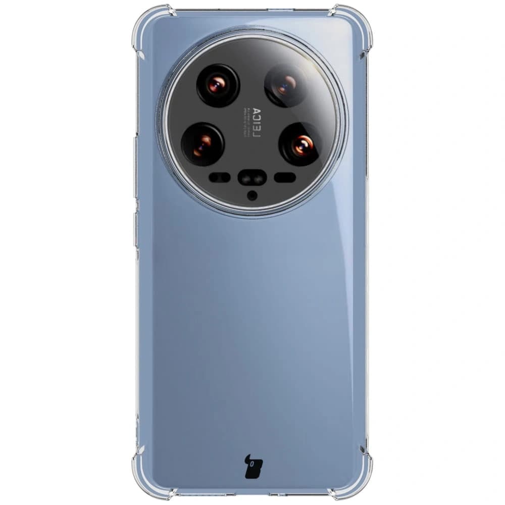 Etui + 2x folie Bizon Case Clear Pack do Xiaomi 14 Ultra průhledné - 2