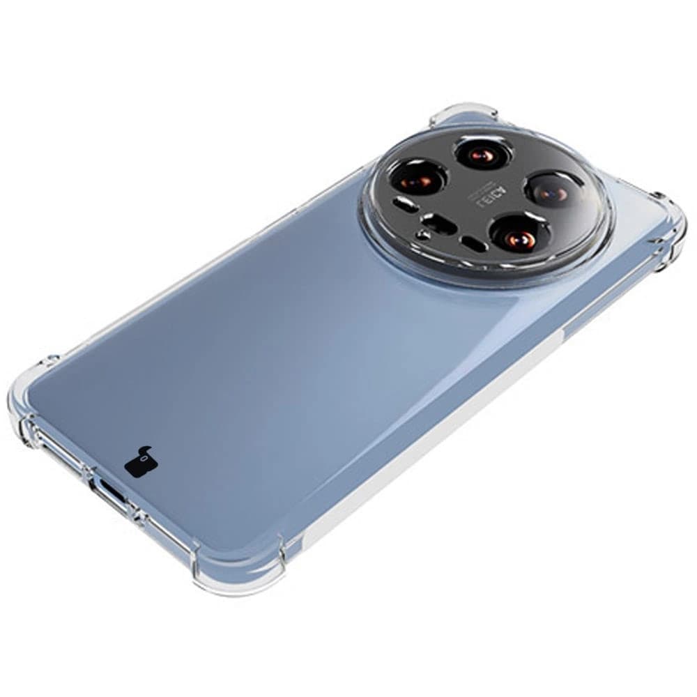 Etui + 2x folie Bizon Case Clear Pack do Xiaomi 14 Ultra průhledné - 7