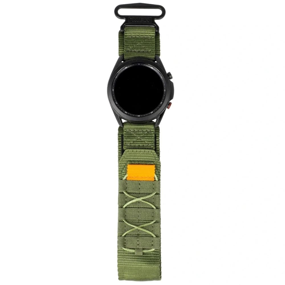 Sportovní pásek na hodinky Bizon Strap Watch Adventure pro Samsung Galaxy Watch 22mm khaki - 2