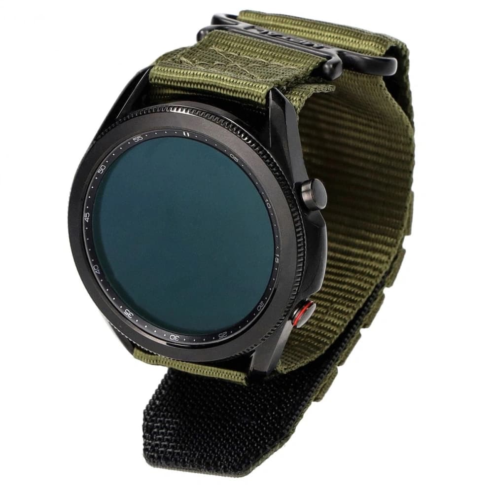 Sportovní pásek na hodinky Bizon Strap Watch Adventure pro Samsung Galaxy Watch 22mm khaki - 4