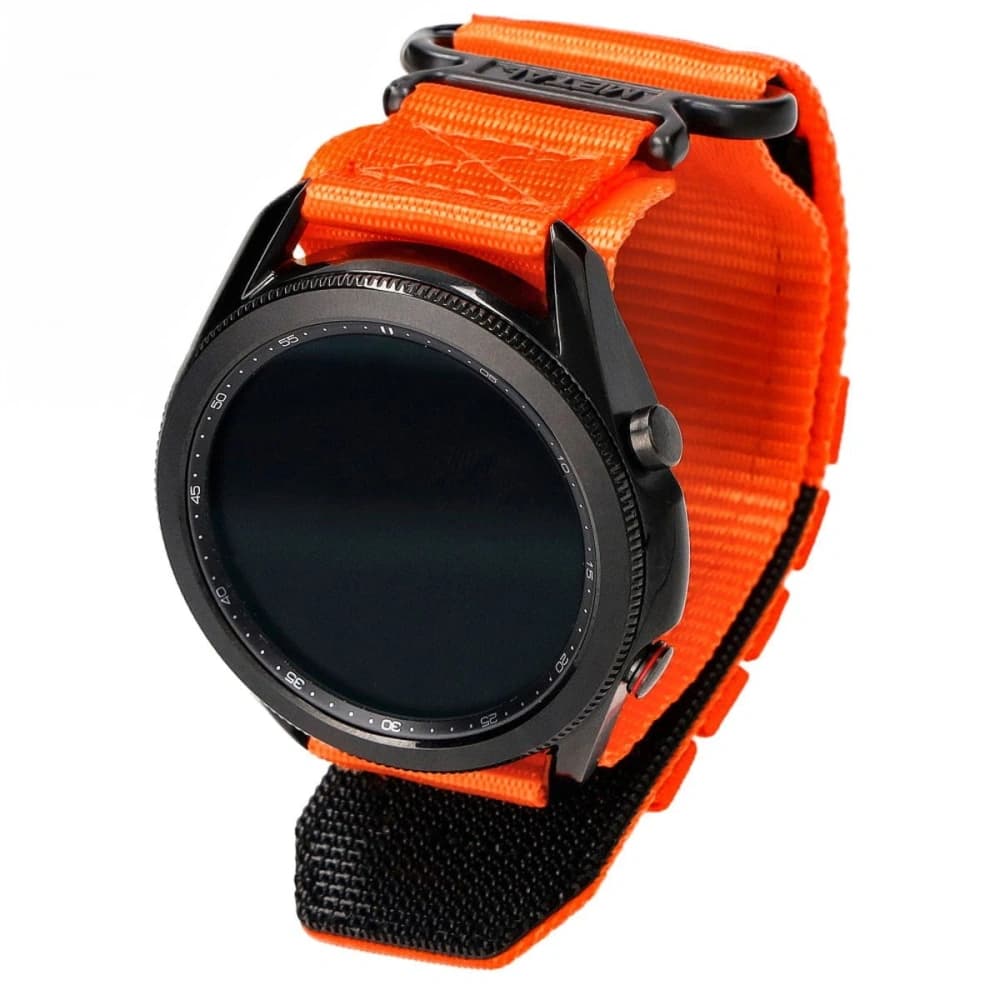 Sportovní pásek k hodinkám Bizon Strap Watch Adventure pro Samsung Galaxy Watch 22mm oranžový - 4