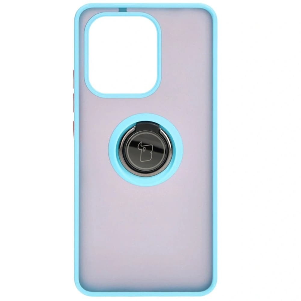 Bizon Case Hybrid Ring Xiaomi Redmi Note 13 4G füstös világoskék kerettel - 2