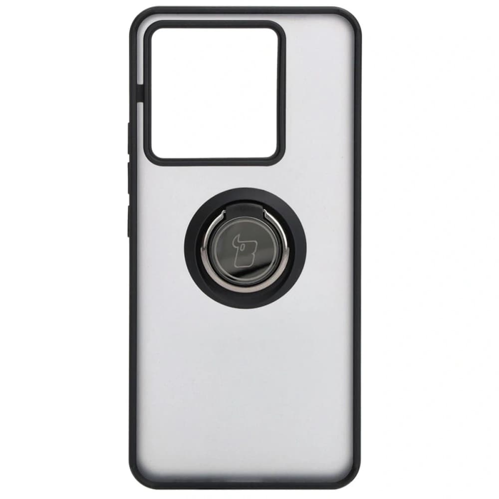 Bizon Case Hybrid Ring Xiaomi Poco X6 / Xiaomi Redmi Note 13 Pro 5G füstös fekete kerettel - 2