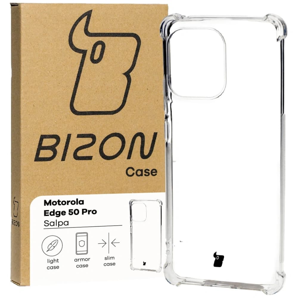 Caz Bizon Salpa Motorola Edge 50 Pro transparent - 1