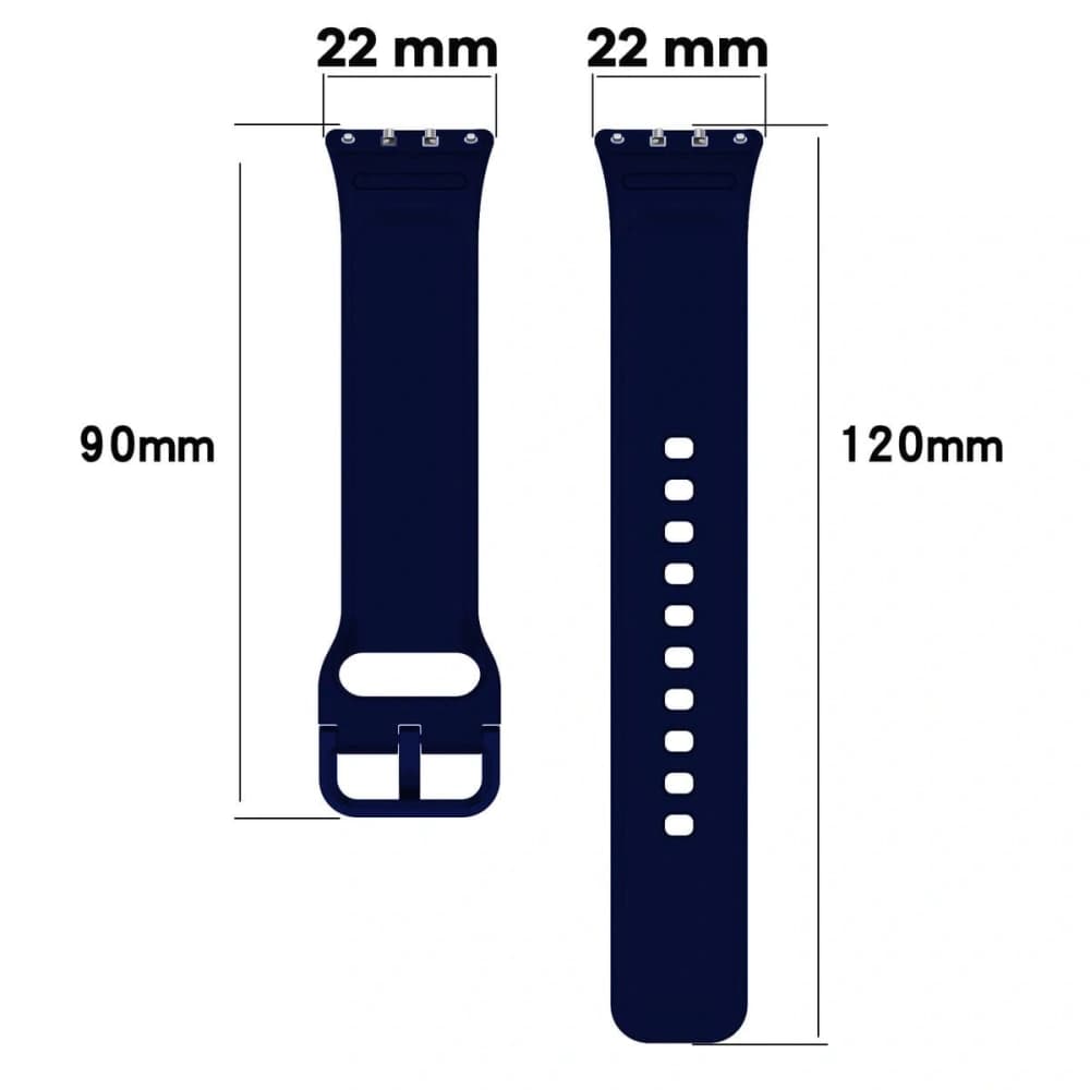 Pasek Bizon Strap Watch Silicone do Samsung Galaxy Fit 3 modrý - 2