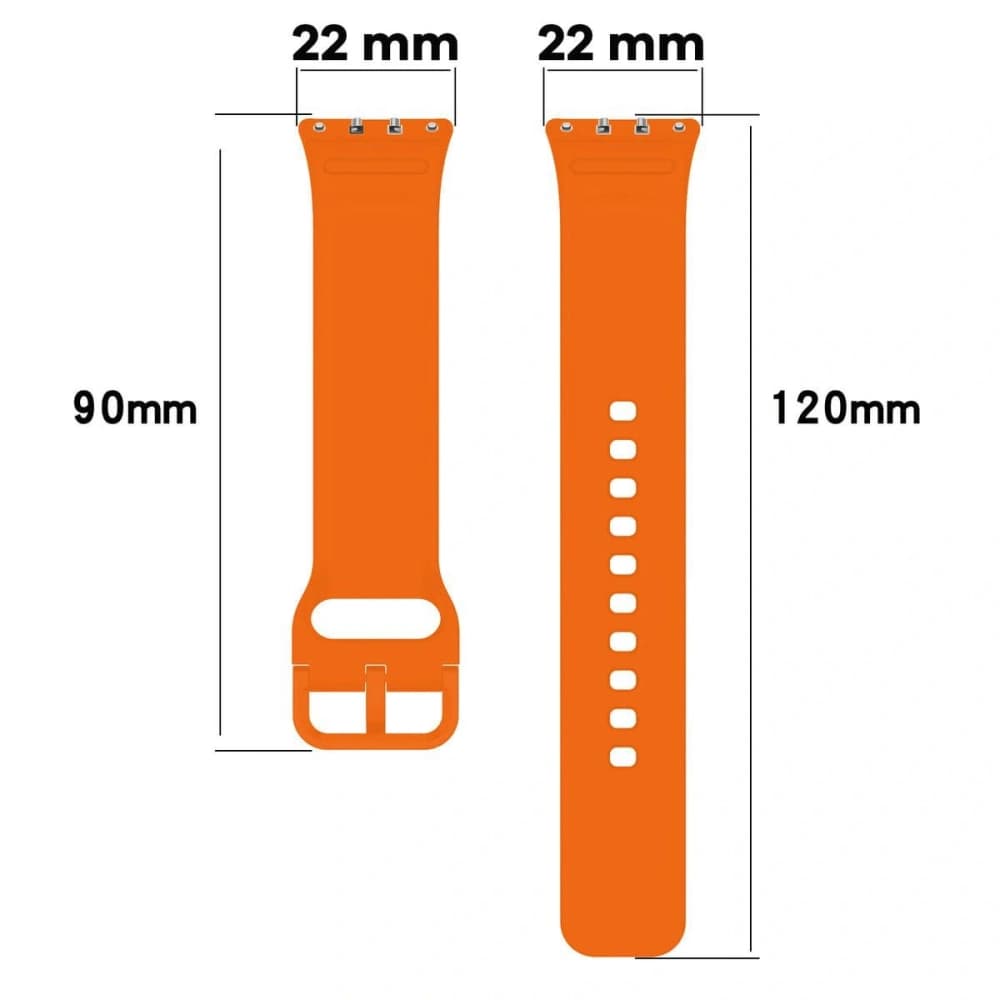 Bizon Strap Watch Silicone Samsung Galaxy Fit 3 morcov - 2