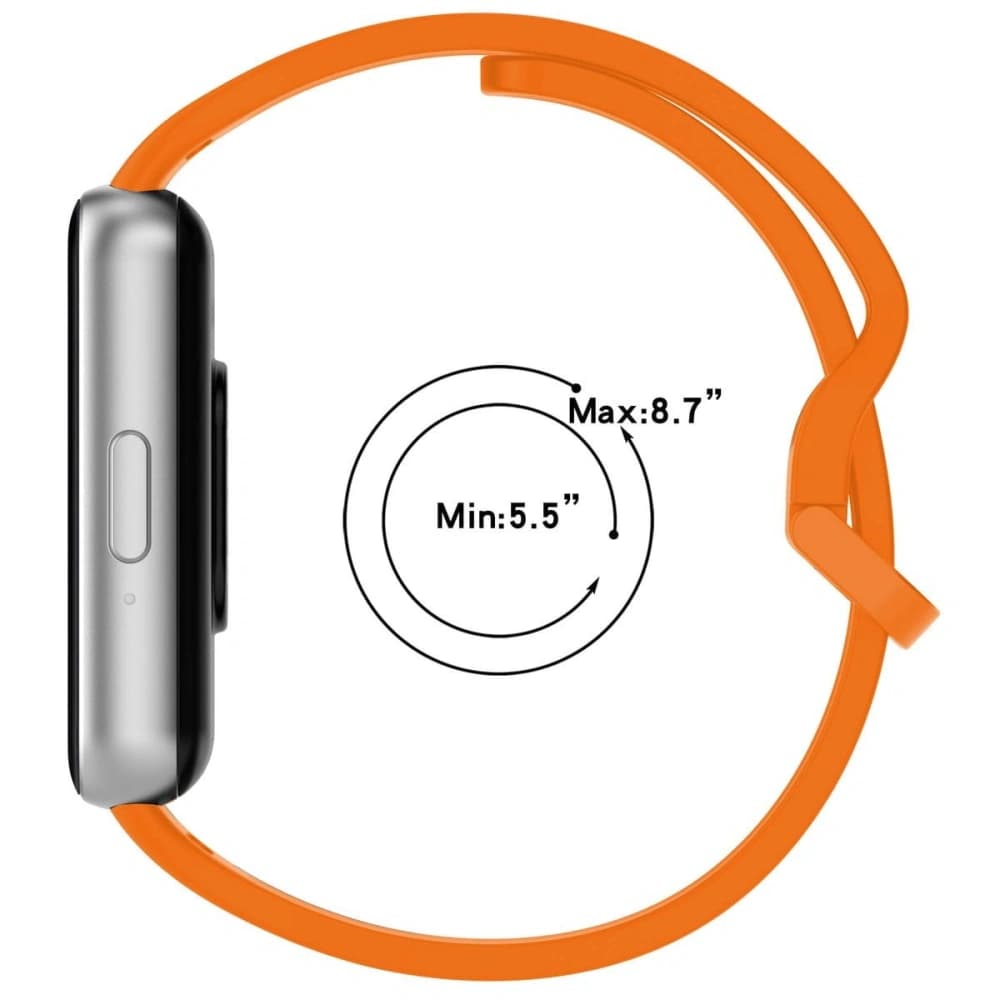 Bizon Strap Watch Silicone Samsung Galaxy Fit 3 morcov - 6