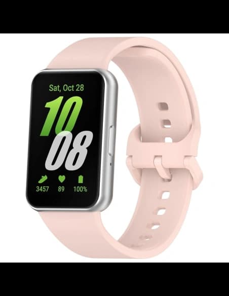 Pasek Bizon Strap Watch Silicone do Samsung Galaxy Fit 3 růžový