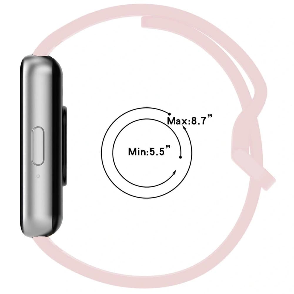 Bizon strapás óra szilikon Samsung Galaxy Fit 3 rózsaszín - 6