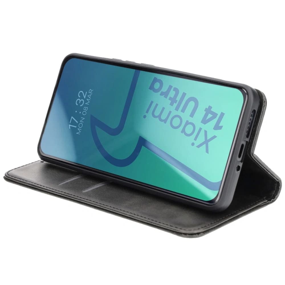 Etui s klopou Bizon Case Pocket Pro do Xiaomi 14 Ultra černé - 6