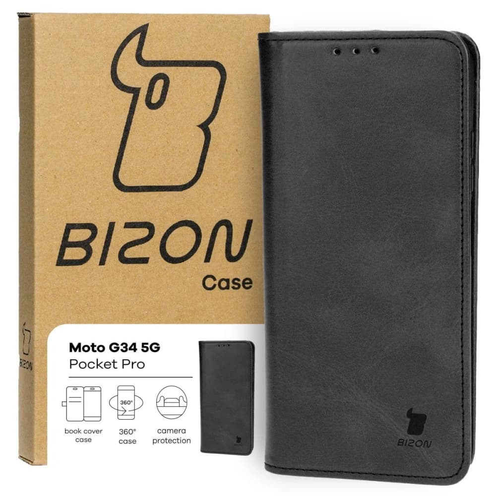 Bizon Case Pocket Pro Motorola Moto G34 5G black - 2