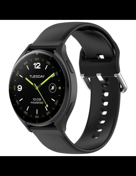 Bizon Strap Uhr Silikon Pro Xiaomi Uhr 2 schwarz