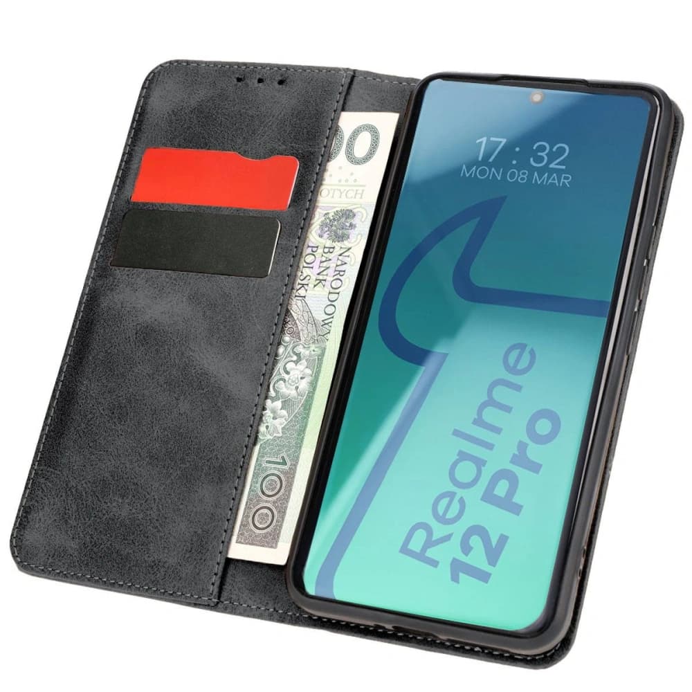 Bizon Case Pocket Pro Realme 12 Pro / 12 Pro+ schwarz - 1