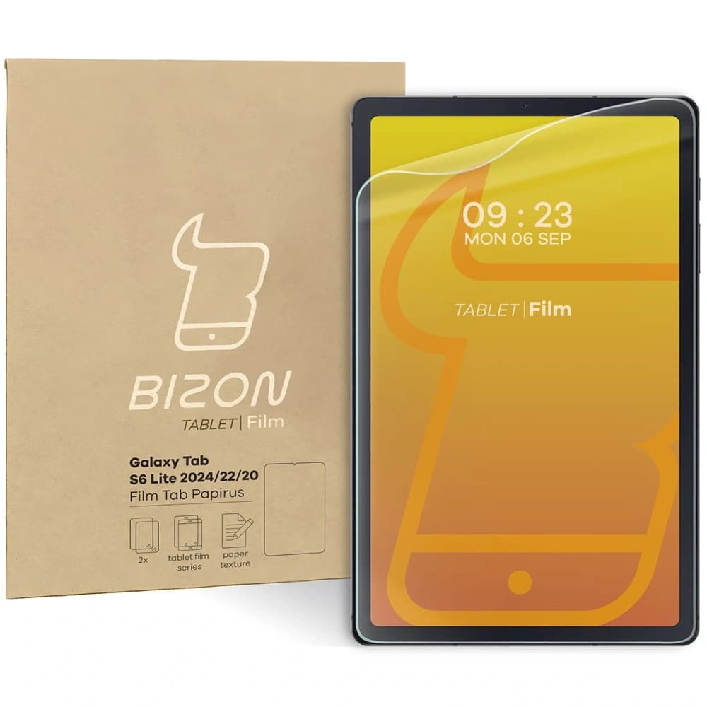 Fólie imitující papír Bizon Film Tab Papirus do Samsung Galaxy Tab S6 Lite 2024/2022/2020 [2 PACK] - 1