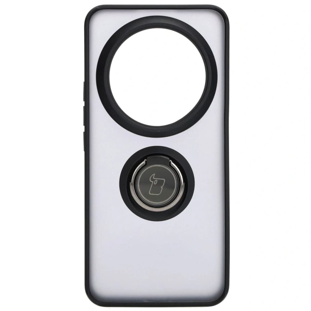 Bizon Case Hybrid Ring Xiaomi 14 Ultra rauchig mit einem schwarzen Rahmen - 2