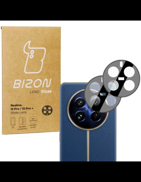Bizon Glaslinse Realme 12 Pro/Realme 12 Pro+ [2 PACK]