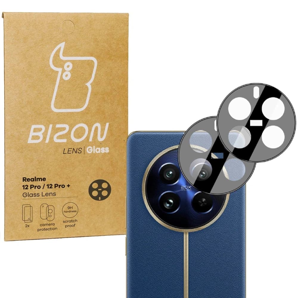 Bizon Glaslinse Realme 12 Pro/Realme 12 Pro+ [2 PACK] - 1