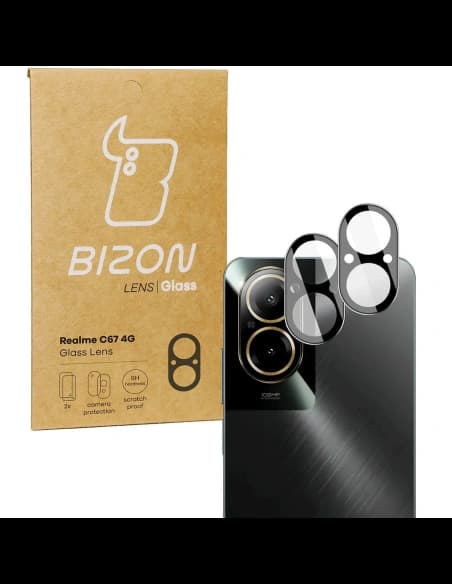 Bizon üveg lencse Realme C67 4G [2 PACK]