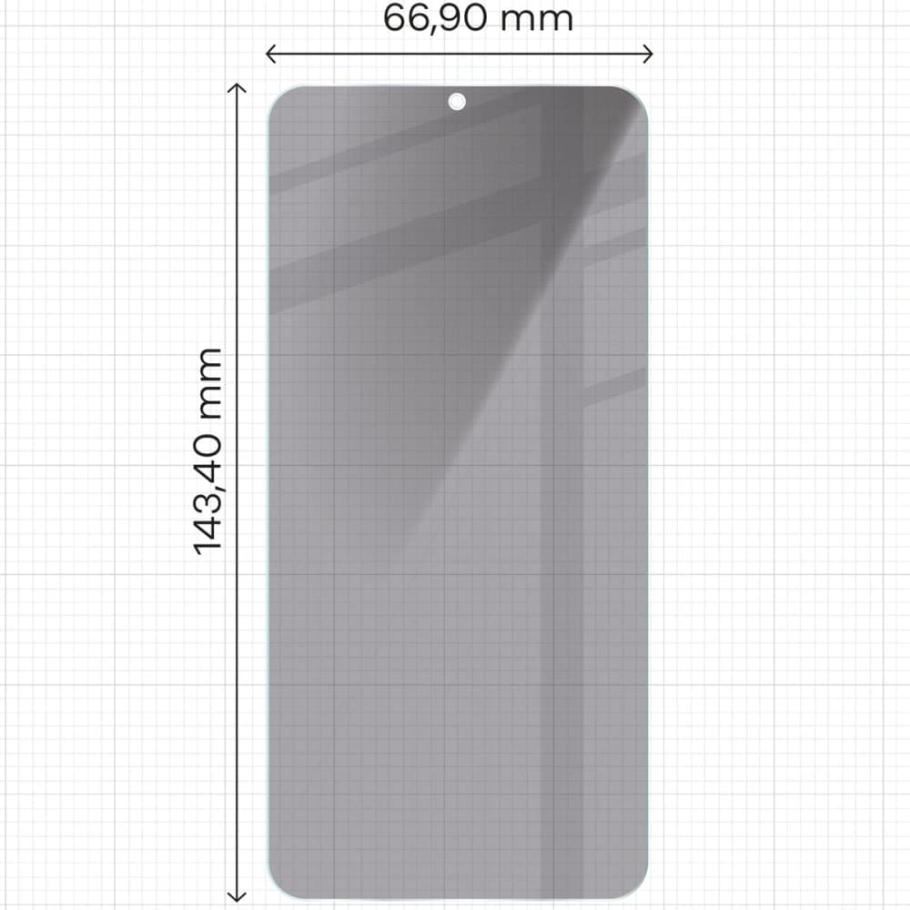 Pryvatizující sklo tvrzené Bizon Glass Clear Shadow do Samsung Galaxy S25 / S24 ztmavené - 2